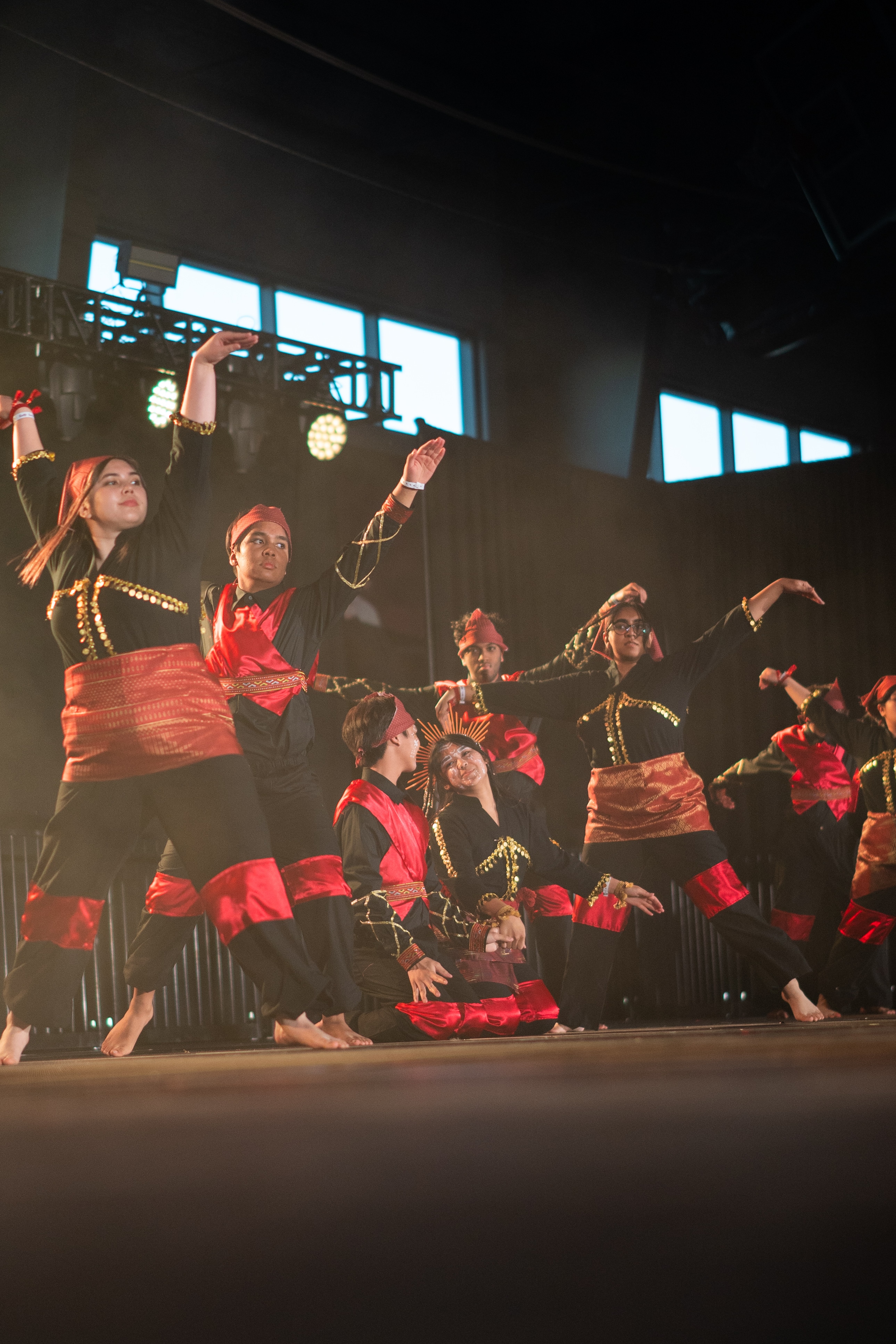 UTD Pamana dancer mid-performance